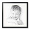 ArtToFrames 24x24" Matted Picture Frame with 20x20" Single Mat Photo Opening Framed in 1.25" Black and 2" Mat (FWM-3926-24x24)